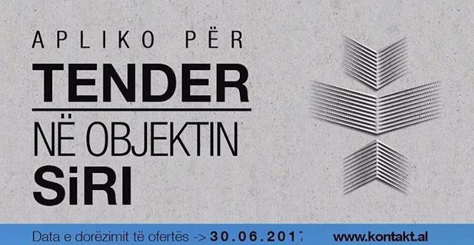 Aplikoni per tender ne objektin SIRI Kontakt shpk