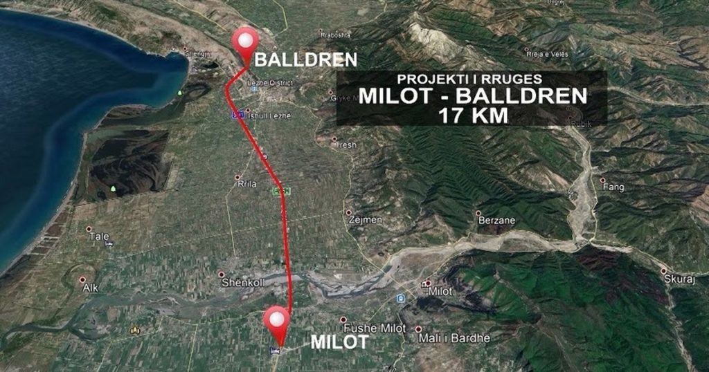 365 milionë euro për 17 kilometra rrugë, detajet e autostradës Milot-Balldren