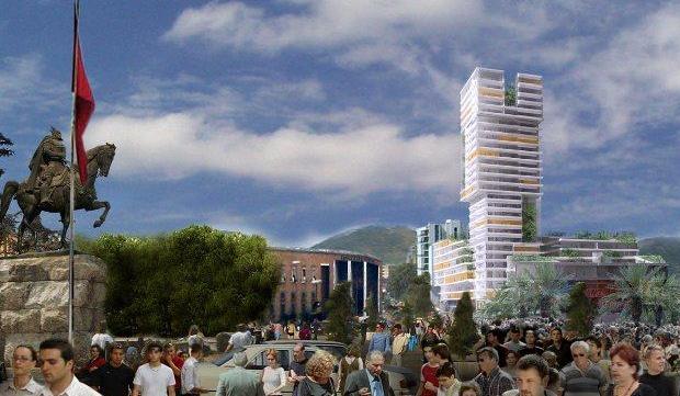 Kulla e radhes ne qender te kryeqytetit, pagezohet Eyes of Tirana
