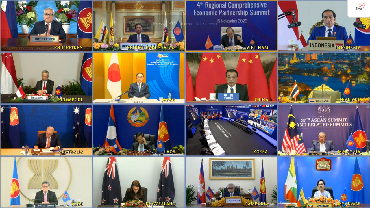 RCEP - Blloku me i madh boteror per tregti, 15 shtete nenshkruajne marreveshjen