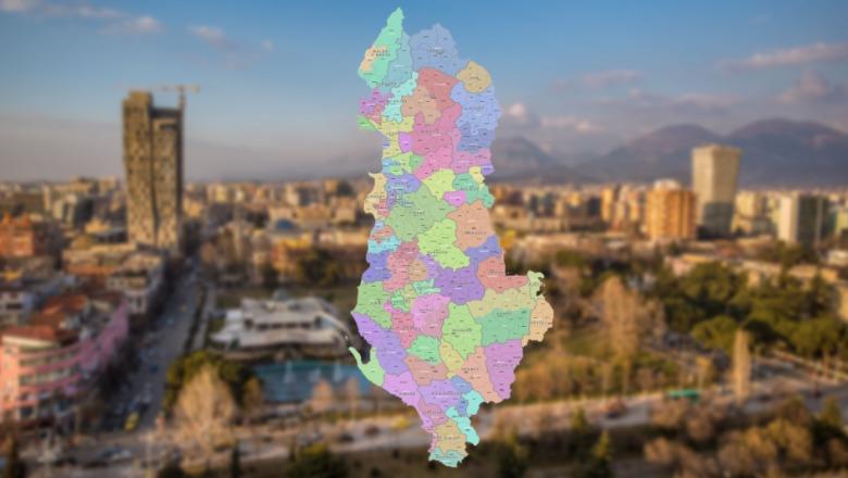Harta e re territoriale, qarqet, bashkitë dhe qytetet, njësitë që shkrihen dhe ato që bashkohen