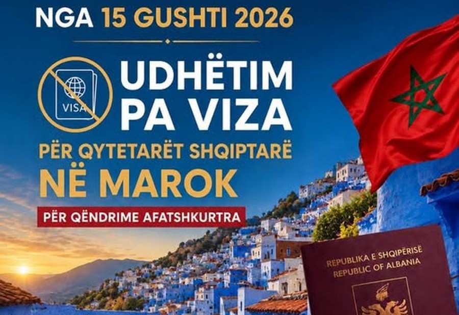 Maroku heq regjimin e vizave për shtetasit shqiptarë për qëndrime afatshkurtra