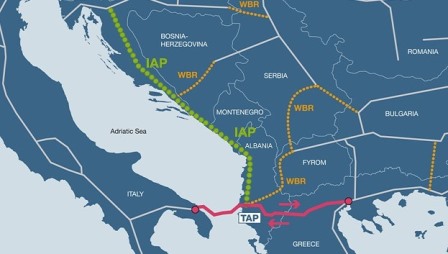Nenshkruhet marrveshja per gazsjellesin Jonian-Adriatik