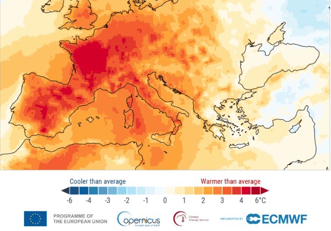 Nxehtësia mbërthen Europën, Shqipëria me temperatura mbi normalen në fillim vere