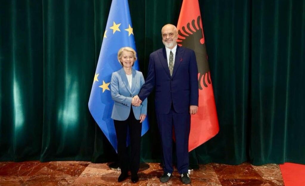 Von der Leyen: Shqipëria ka përmbushur mbi 80 për qind të reformave, ka përfituar 213 mln euro