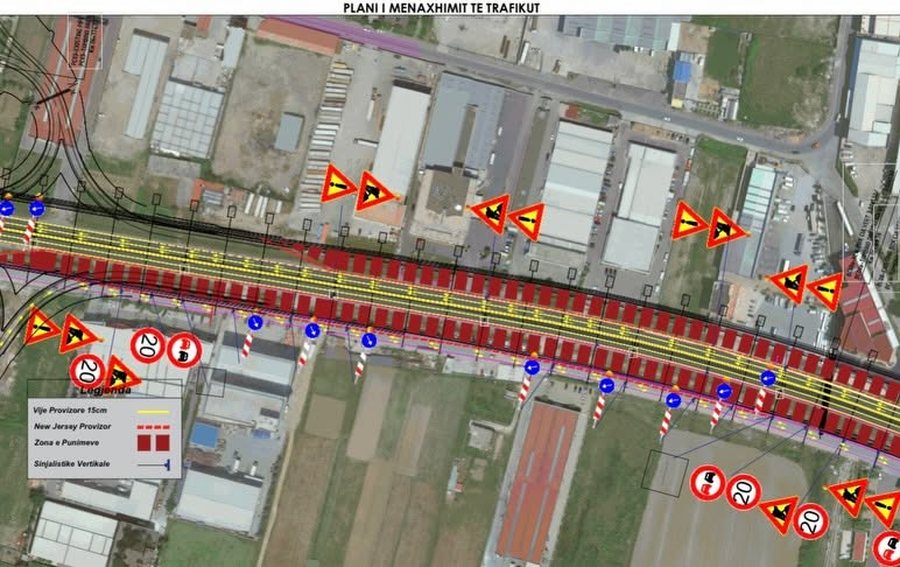 Punime në mbikalimin e Kasharit, ARRSH njofton kufizime të trafikut në autostradën Tiranë-Durrës