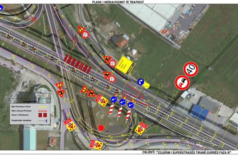 Punimet për autostradën: Sot bllokohet aksi Tiranë–Durrës, nuk pengohet lëvizja drejt aeroportit