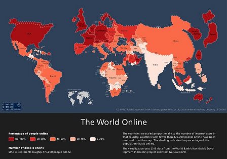 Shqiptaret lene pas italianet dhe greket per perdorimin e internetit