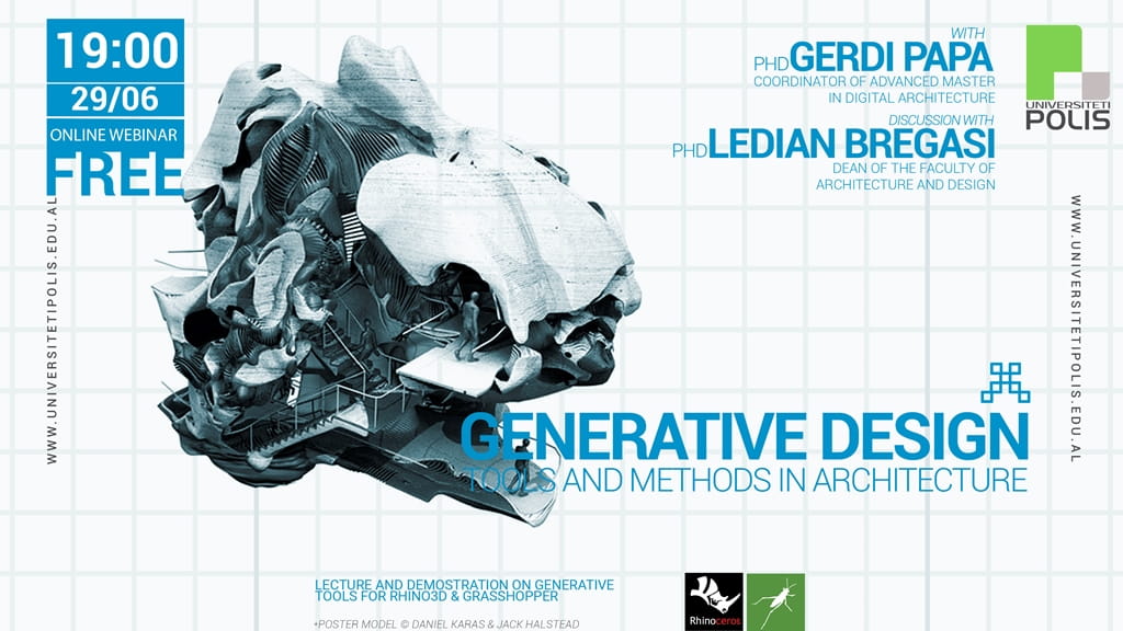 Generative Design 29 Qershor 2021 - WEBINAR nga Universiteti POLIS