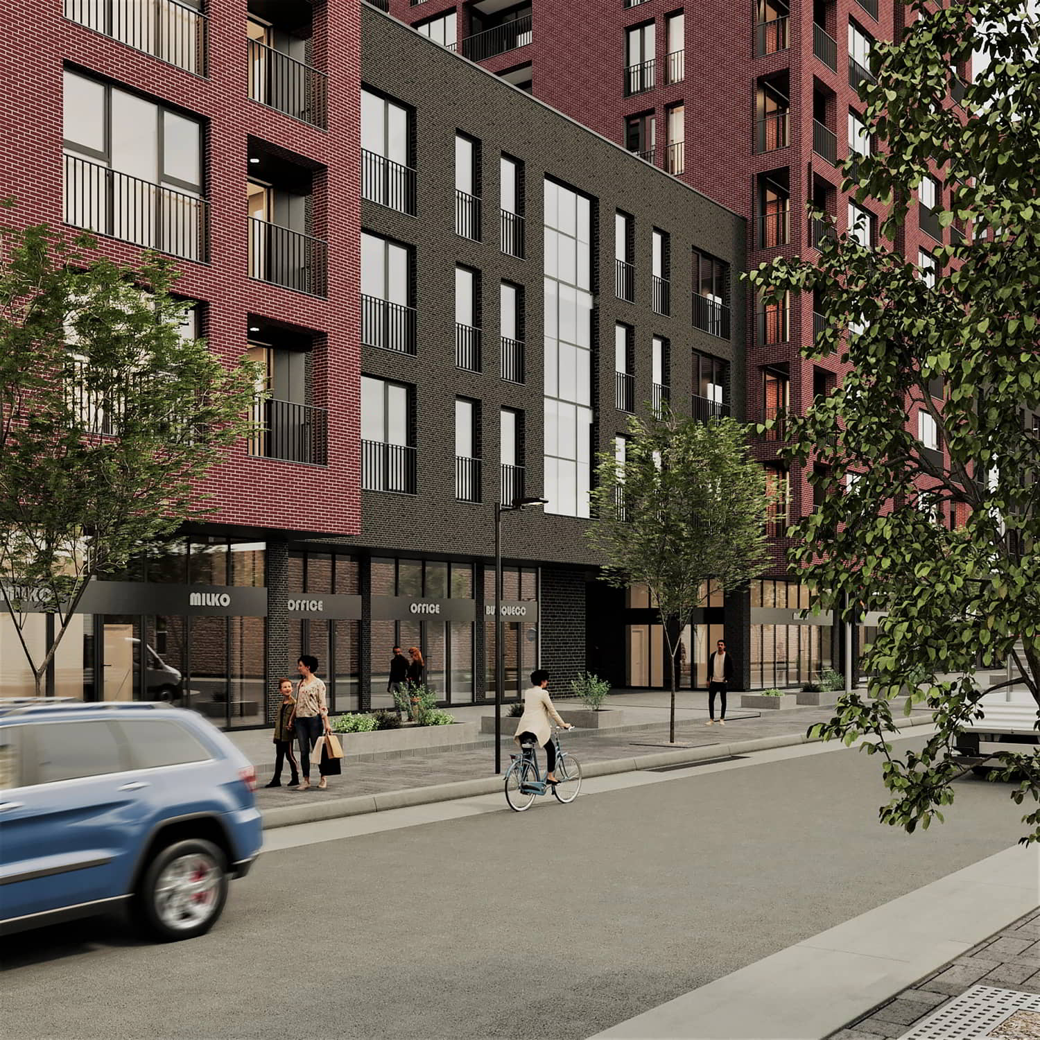 Kompleksi Projekti 2023 5D Konstruksion Apartamente, Zyra, Dyqane ne shitje. Rruga Zenel Bastari